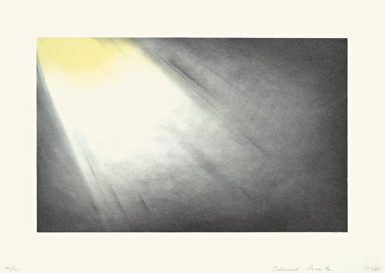 Auf diesem Bild ist das folgende Kunstwerk zu sehen: Ed Ruscha. „Miracle“. 1975.