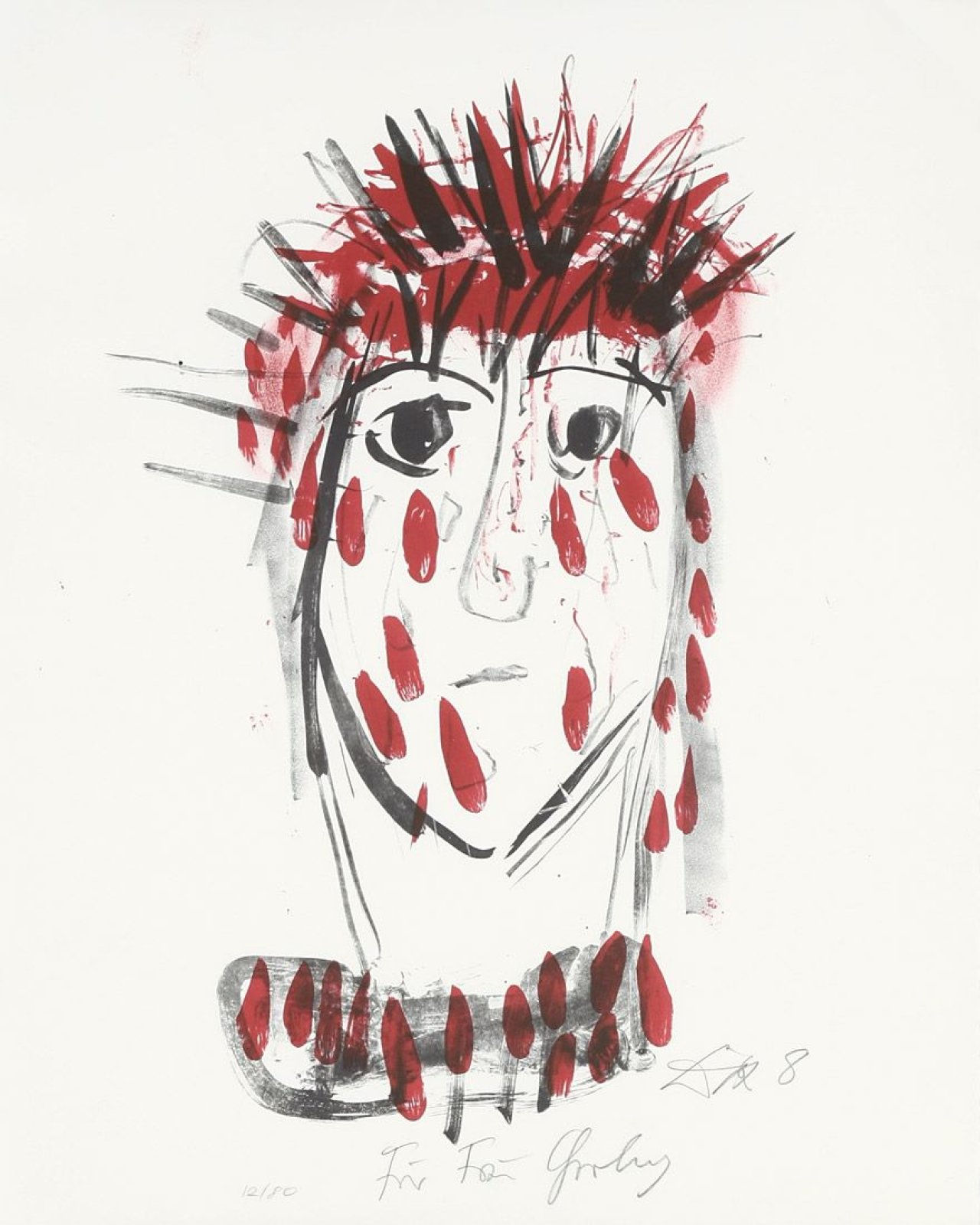 Auf diesem Bild ist das folgende Kunstwerk zu sehen: Otto Dix. „Ecce Homo“. 1968.