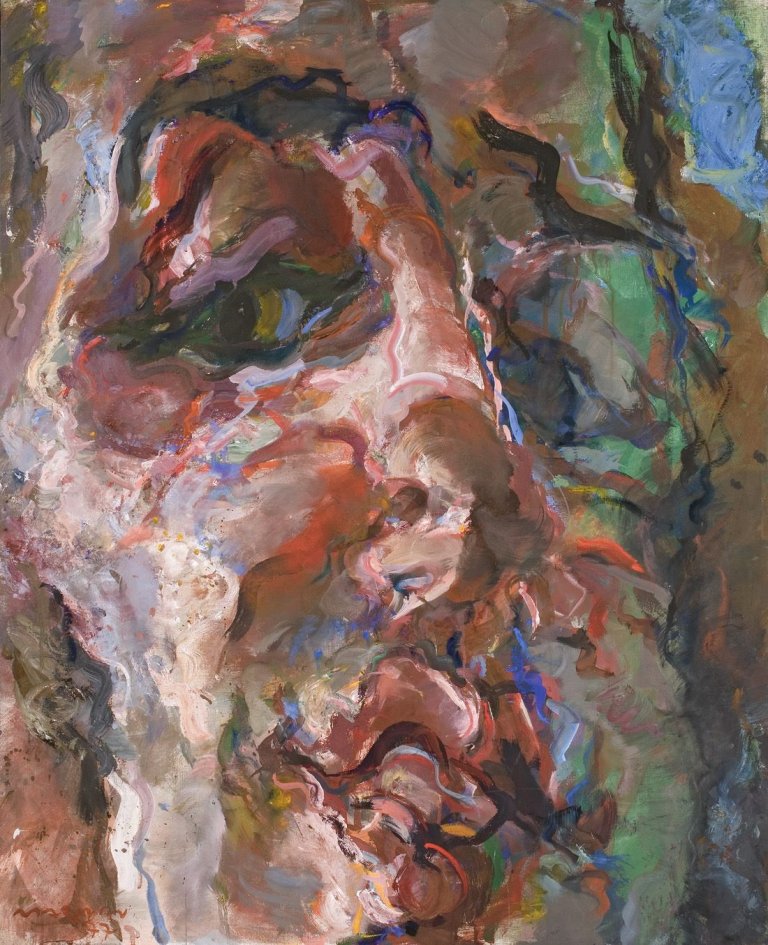 Auf diesem Bild ist das folgende Kunstwerk zu sehen:  Marwan. „Kopf “. 1977.