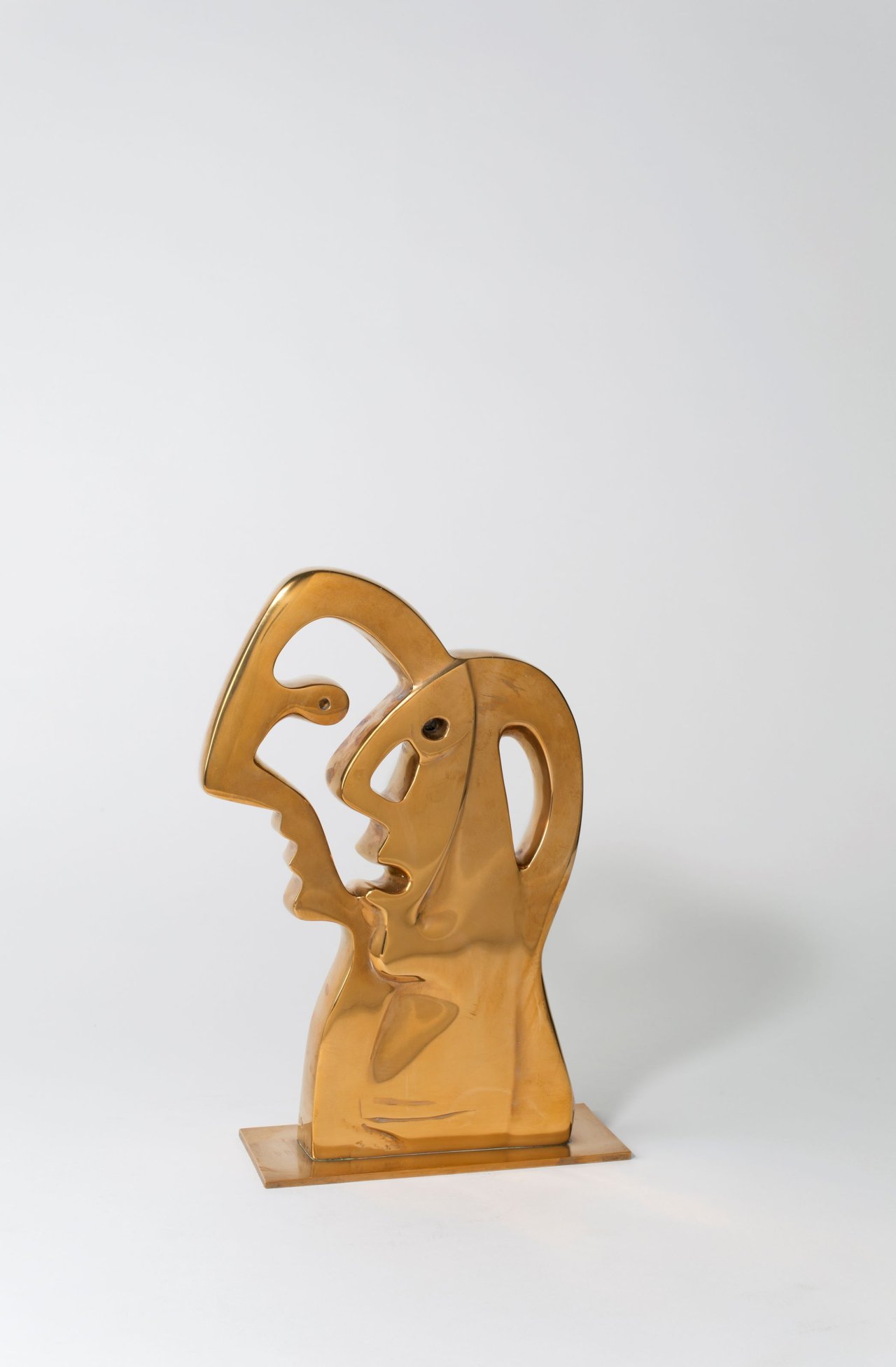 Auf diesem Bild ist das folgende Kunstwerk zu sehen: Jeanne Mammen. „Doppelprofil“. Um 1945-49/1986-1995.