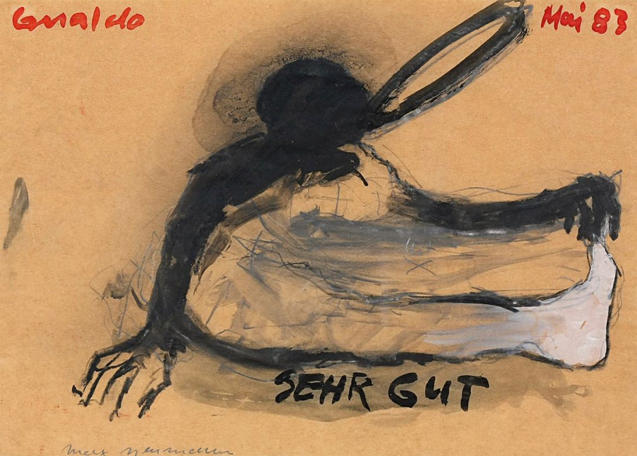 This picture shows the following artwork: Max Neumann. „Sehr Gut“. 1983.