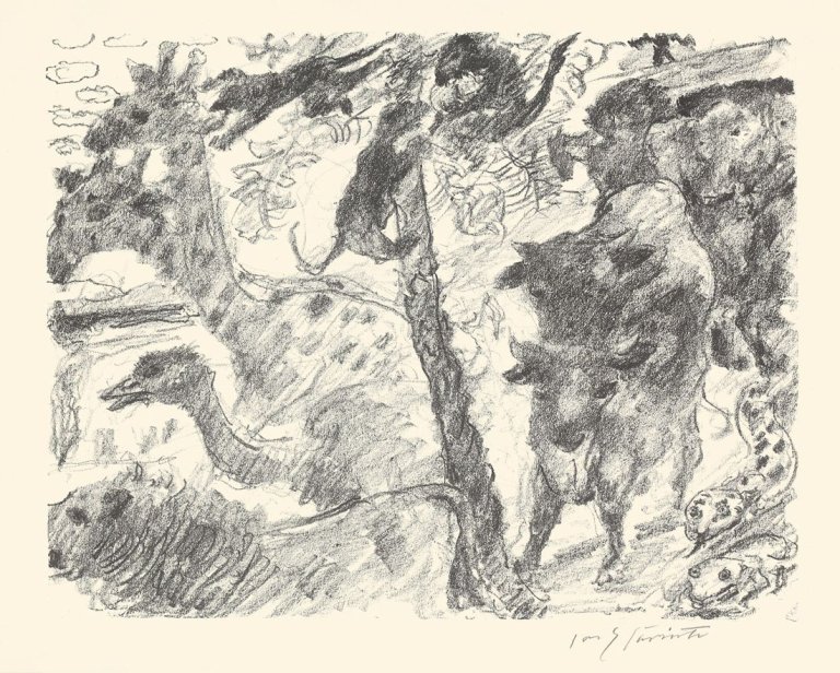 This picture shows the following artwork: Lovis Corinth. „Befreiung der Arche“. 1923.