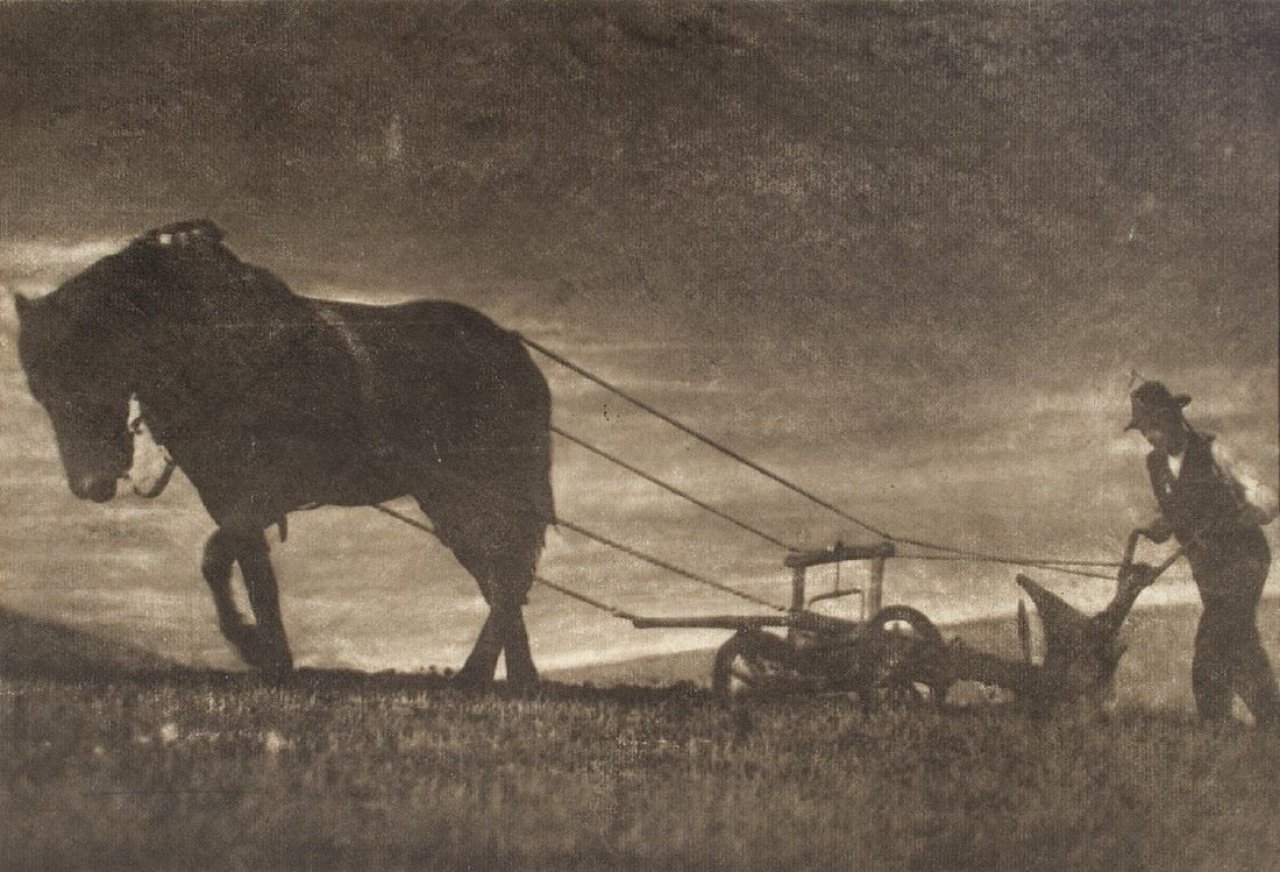 This picture shows the following artwork: August Sander. Der Bauer. 1919.
