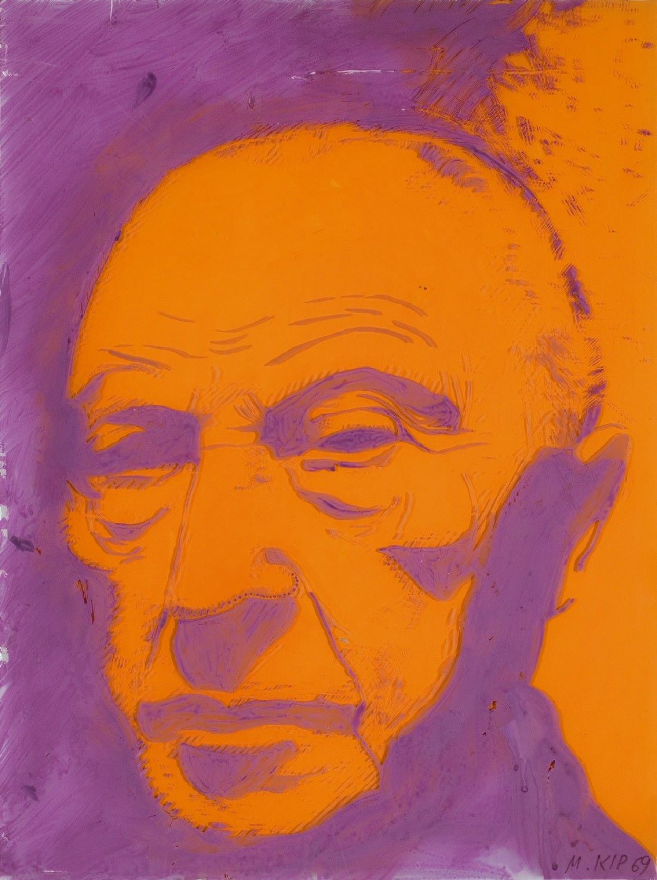 Auf diesem Bild ist das folgende Kunstwerk zu sehen: Martin Kippenberger. Ohne Titel. 1969.