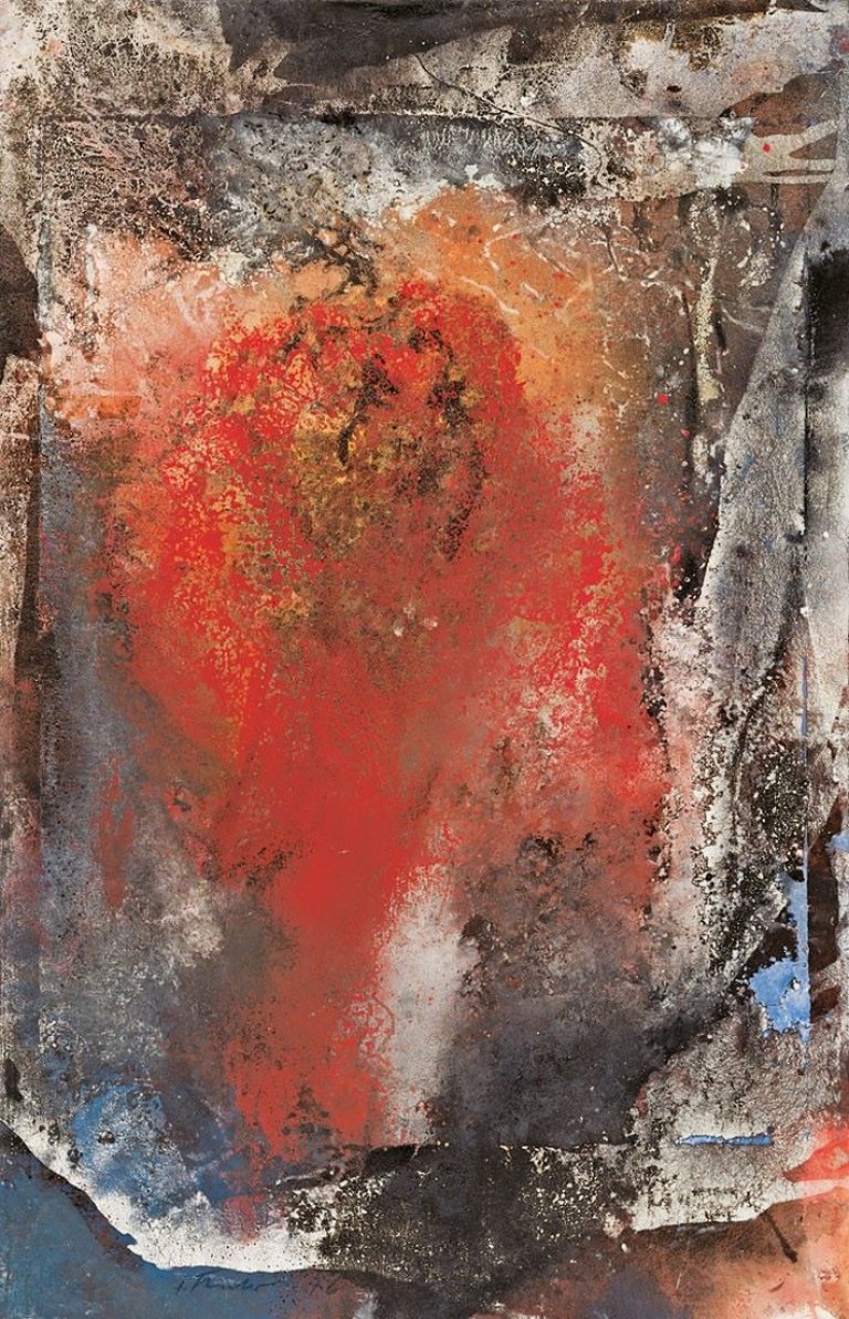 Auf diesem Bild ist das folgende Kunstwerk zu sehen: Fred Thieler. „O.T.“. 1974/1976.
