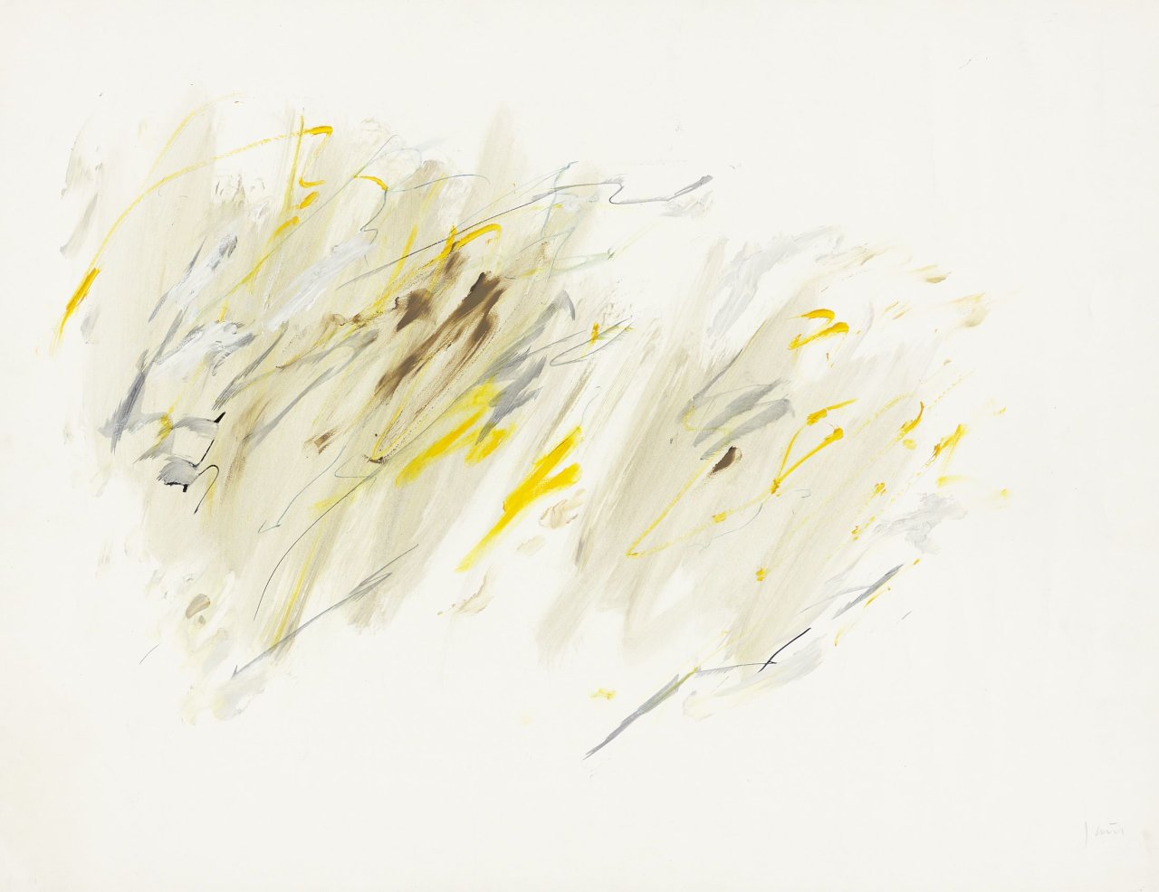 Auf diesem Bild ist das folgende Kunstwerk zu sehen: Winfred Gaul. Ohne Titel. 1957.