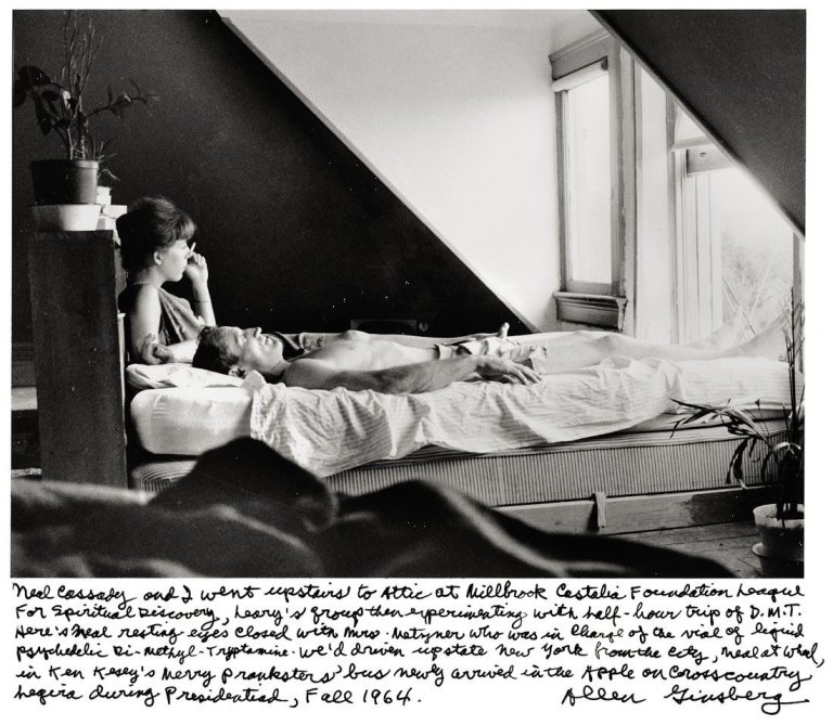 Auf diesem Bild ist das folgende Kunstwerk zu sehen: Allen Ginsberg. Neal Cassady und Susan Metzner. 1964.