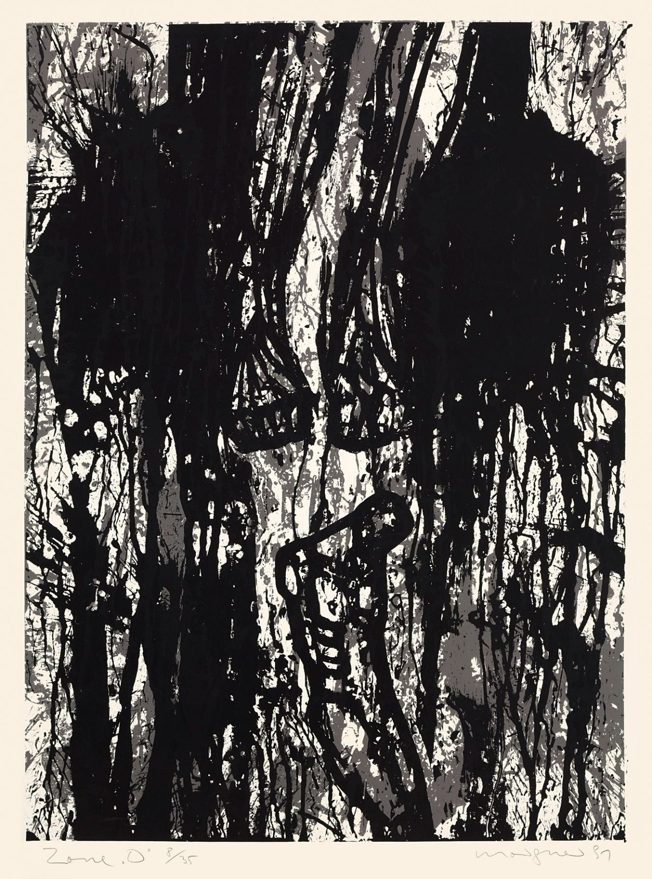 Auf diesem Bild ist das folgende Kunstwerk zu sehen: Michael Morgner. „Zone D“. 1991.