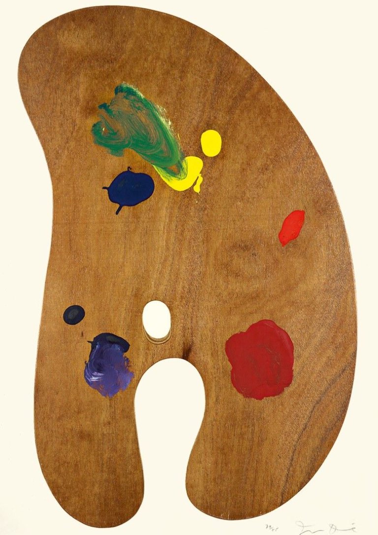 Auf diesem Bild ist das folgende Kunstwerk zu sehen: Jim Dine. „Palette  I“. 1969.