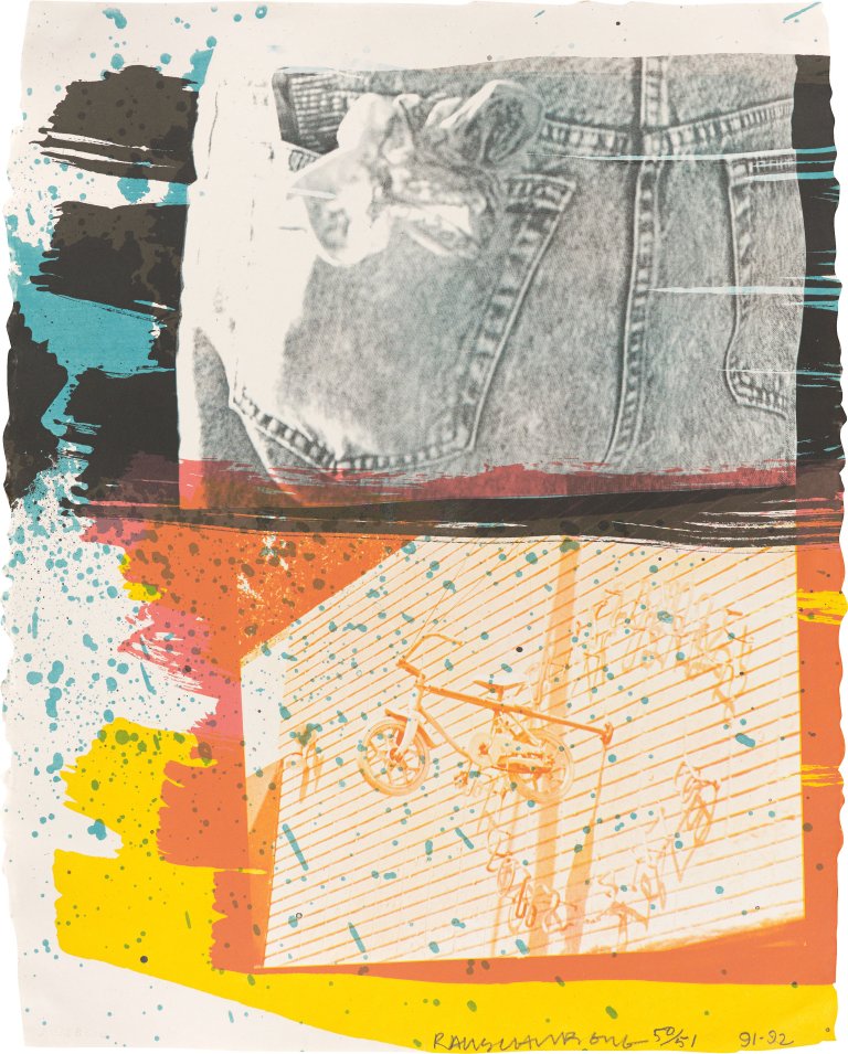 Auf diesem Bild ist das folgende Kunstwerk zu sehen: Robert Rauschenberg. „Fest“. 1991/92.
