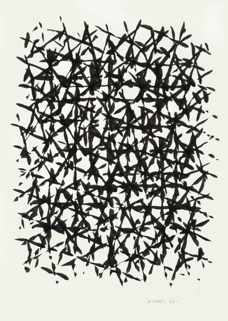 Auf diesem Bild ist das folgende Kunstwerk zu sehen: Piero Dorazio. Ohne Titel. 1965.
