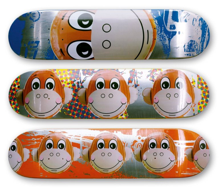 Auf diesem Bild ist das folgende Kunstwerk zu sehen: Jeff Koons. „Monkey Train“. 2006.