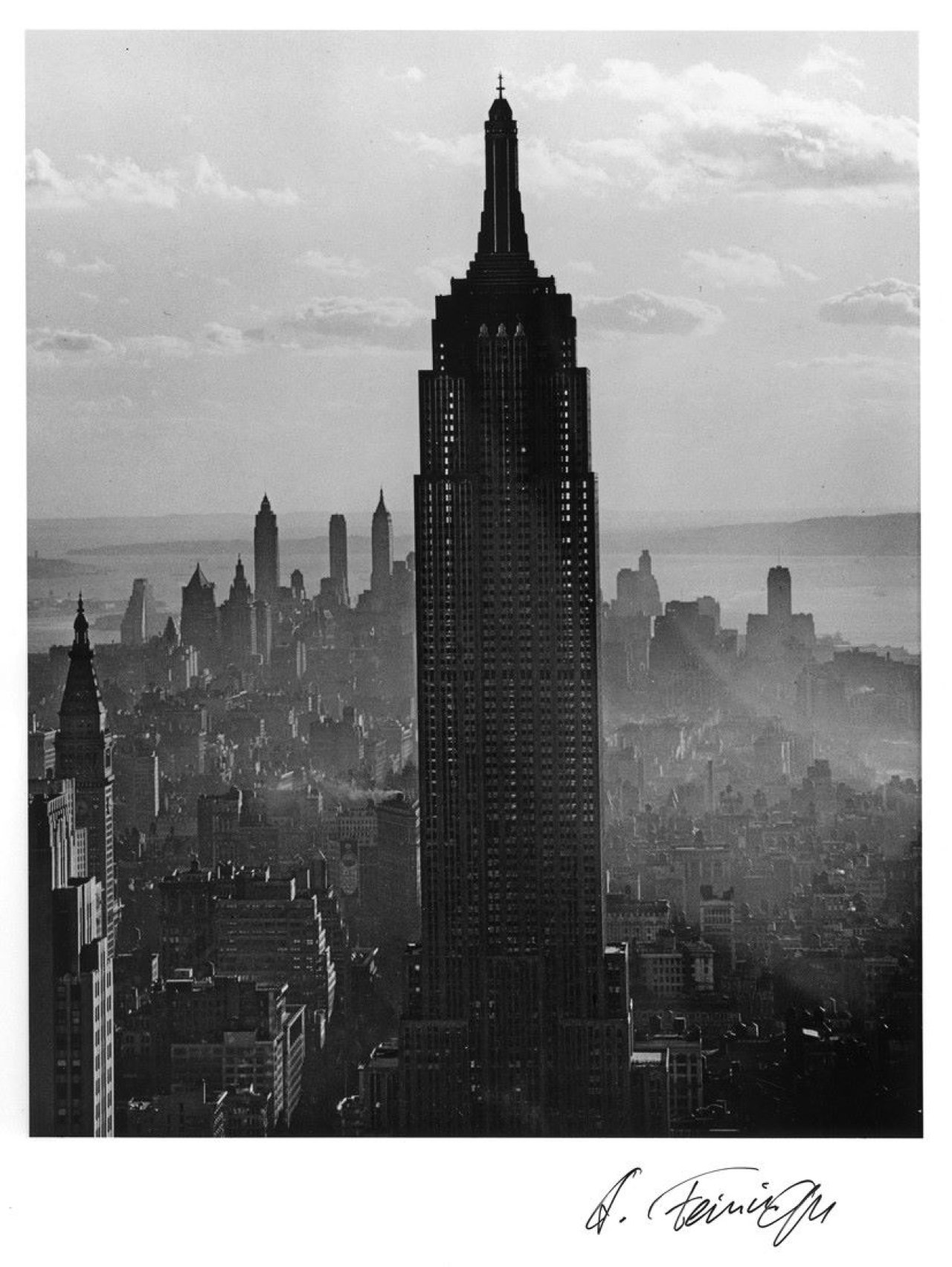 This picture shows the following artwork: Andreas Feininger. Empire State Building, New York. 1940.