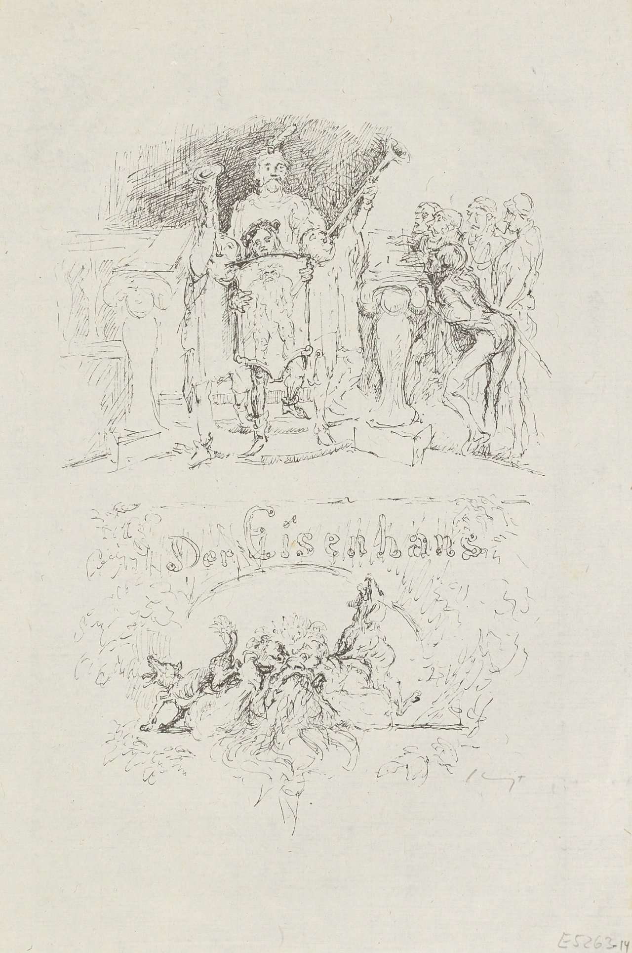 Auf diesem Bild ist das folgende Kunstwerk zu sehen: Max Slevogt. „Der Eisenhans“. 1926.