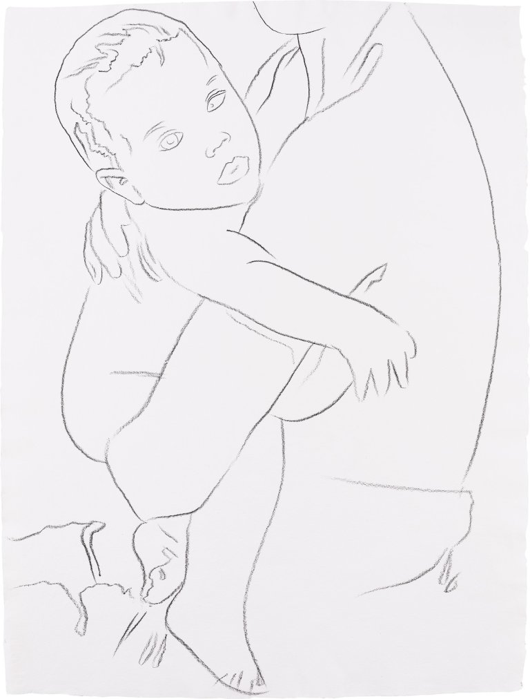 This picture shows the following artwork: Andy Warhol. Madonna with Child in her Arms. Approx. 1980-81.