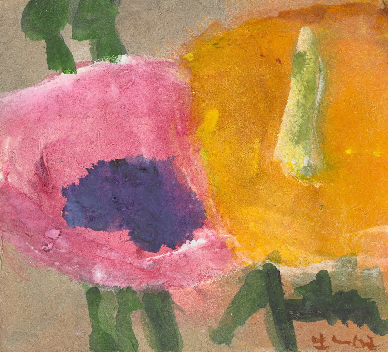 This picture shows the following artwork: Klaus Fußmann. Mohn. 2007.