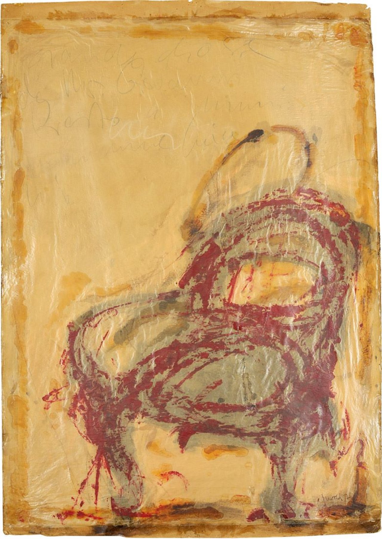 Auf diesem Bild ist das folgende Kunstwerk zu sehen: Georg Herold. Stuhl. 1976.