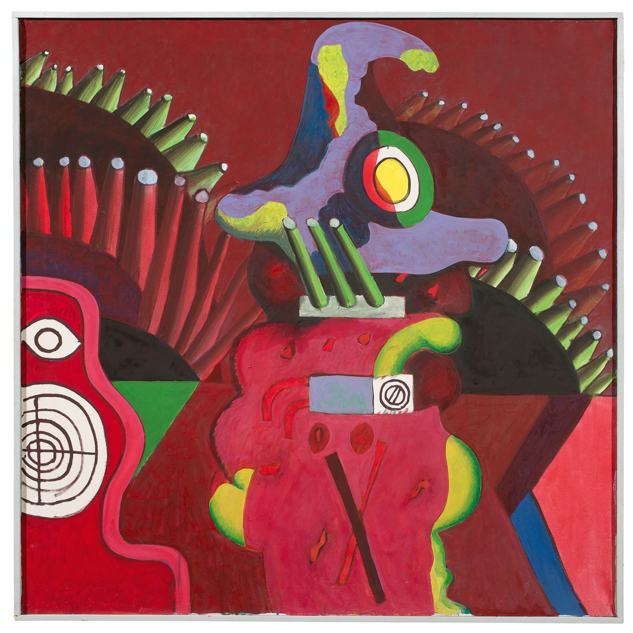 Auf diesem Bild ist das folgende Kunstwerk zu sehen: Ulrich Knispel. „Variante“. 1968.