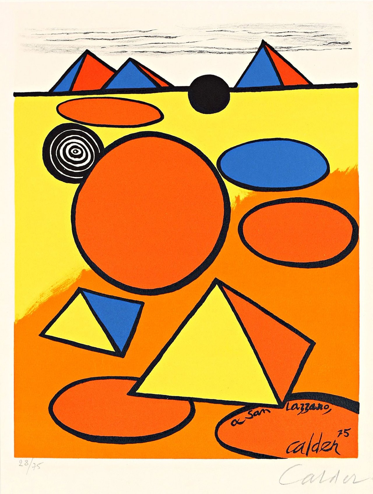 This picture shows the following artwork: Alexander Calder. „A san Lazzaro“. 1975.