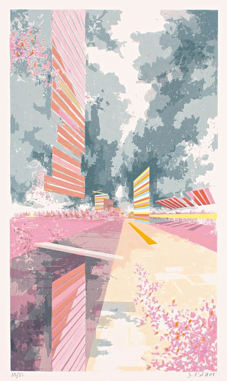Auf diesem Bild ist das folgende Kunstwerk zu sehen: David Schnell. „Mikado“. 2007.