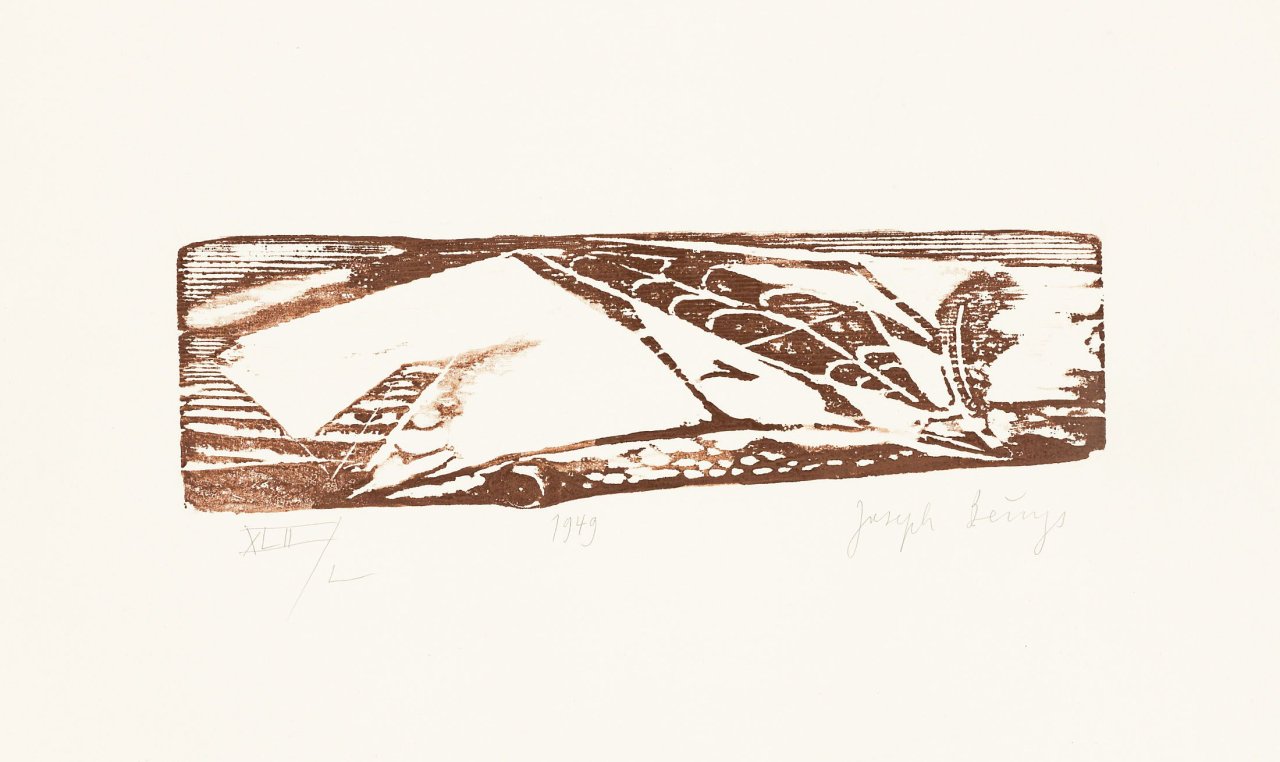 This picture shows the following artwork: Joseph Beuys. „Wattenmeer“. 1949/1973.