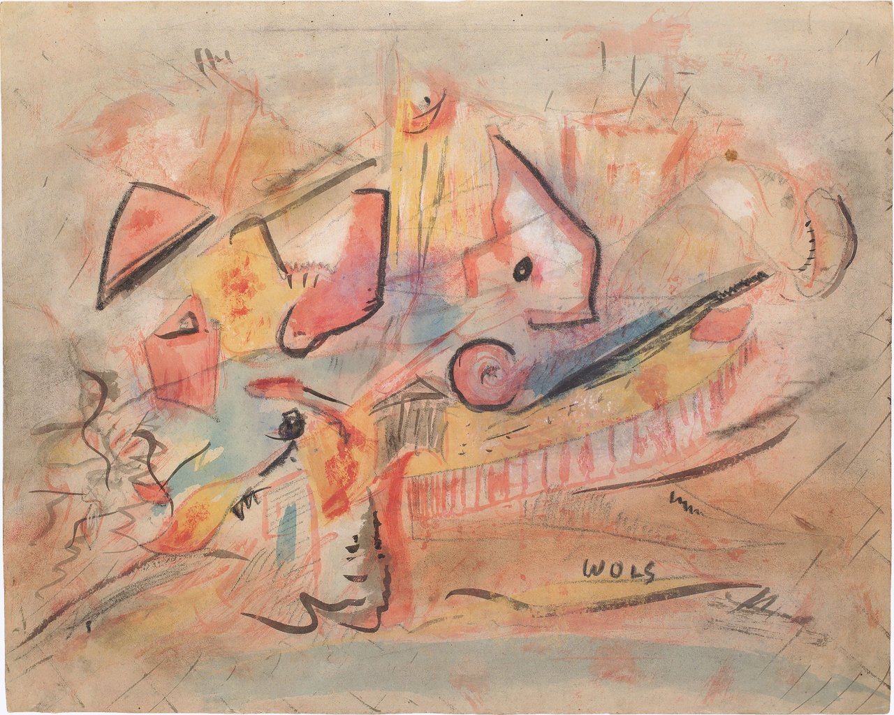 This picture shows the following artwork:  Wols. ”Le Placard”. Circa 1937/39.
