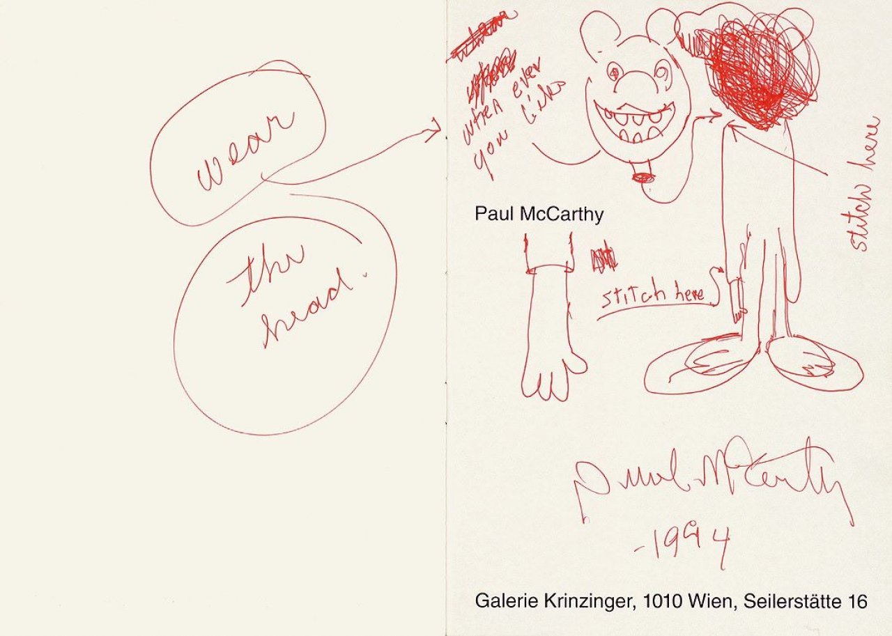 Auf diesem Bild ist das folgende Kunstwerk zu sehen: Paul McCarthy. Ohne Titel. 1994.