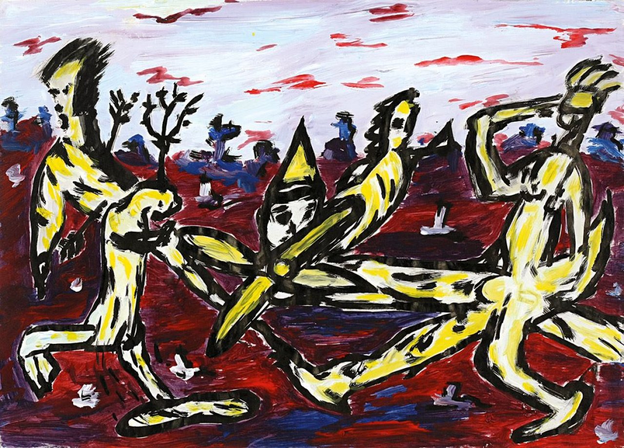 Auf diesem Bild ist das folgende Kunstwerk zu sehen: Peter Bömmels. Ohne Titel.