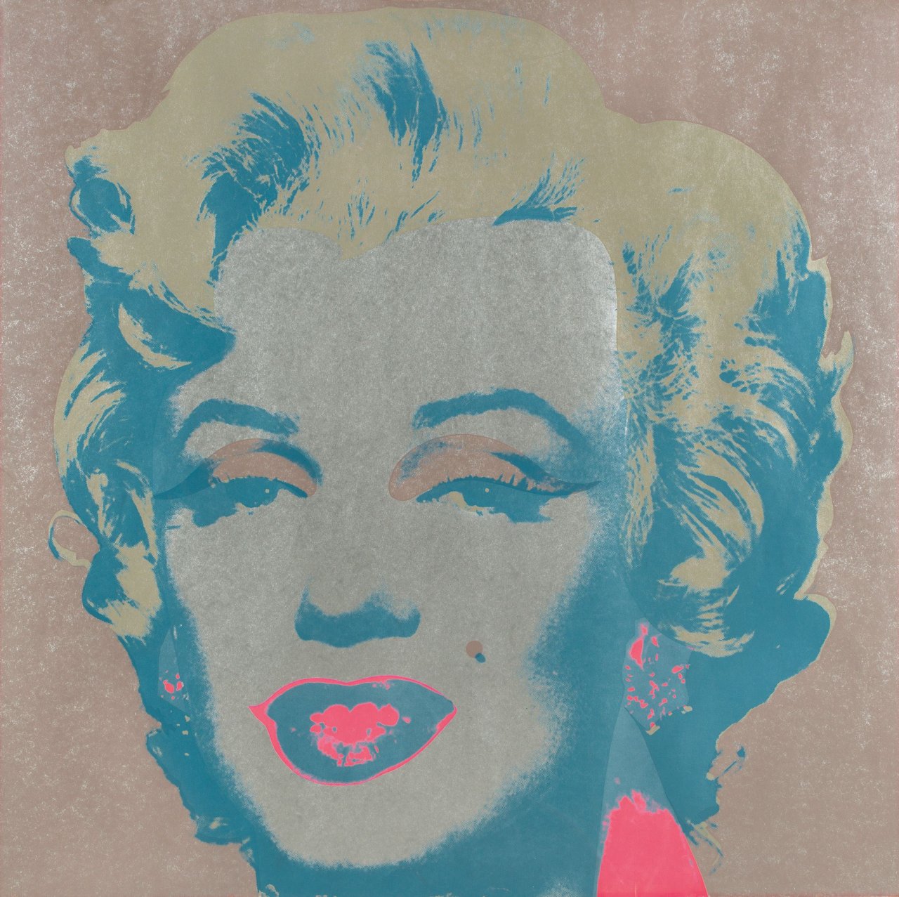 This picture shows the following artwork: Andy Warhol. „Marilyn Monroe“. 1967.