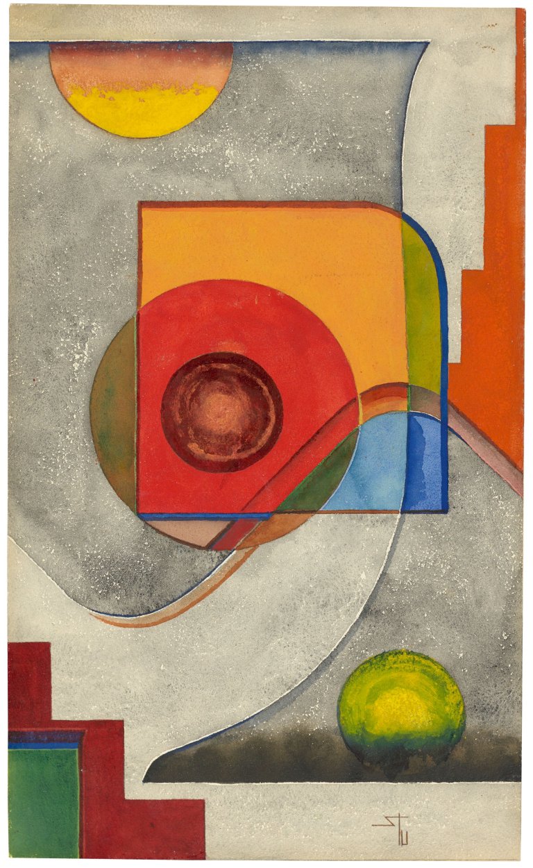 Auf diesem Bild ist das folgende Kunstwerk zu sehen: Fritz Stuckenberg. Ohne Titel. 1920er-Jahre.