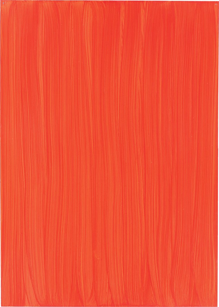 Auf diesem Bild ist das folgende Kunstwerk zu sehen: Katharina Grosse. Ohne Titel. 1997.