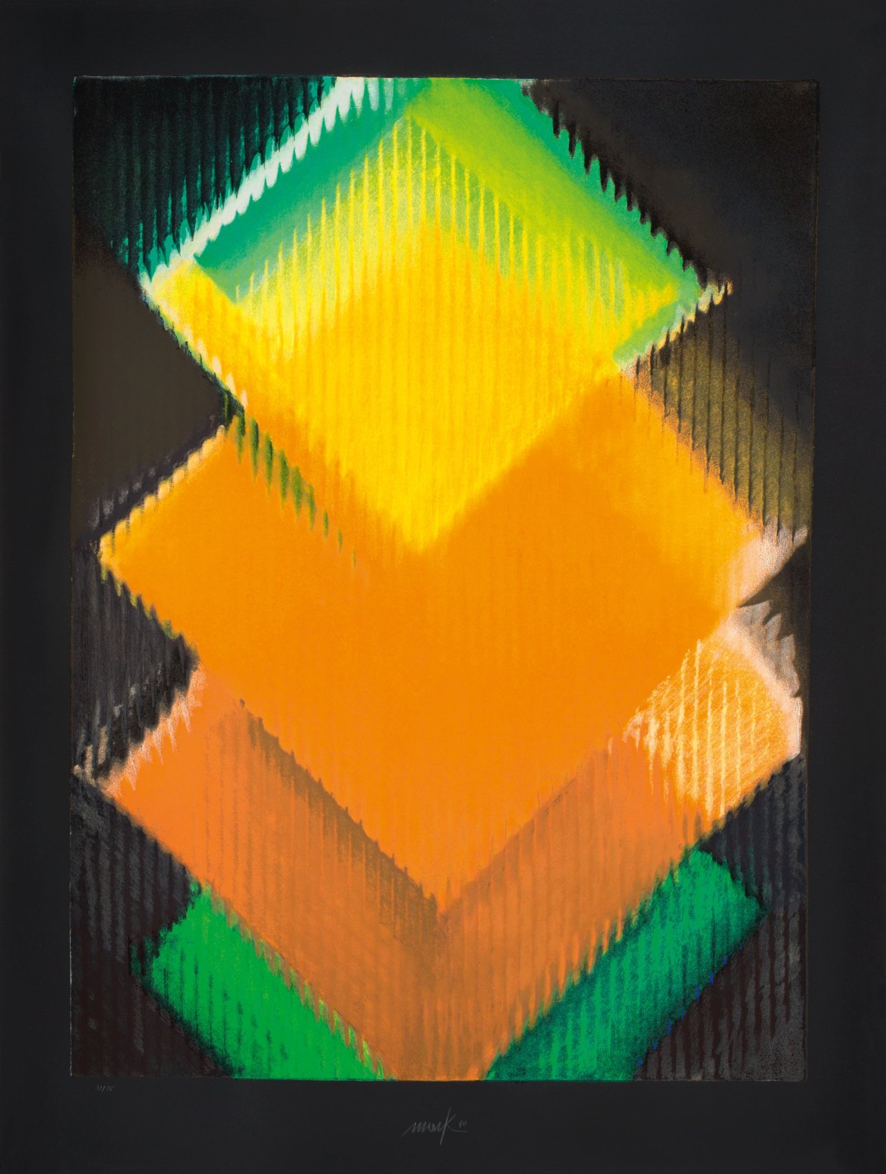 This picture shows the following artwork: Heinz Mack. „September“. 1990.
