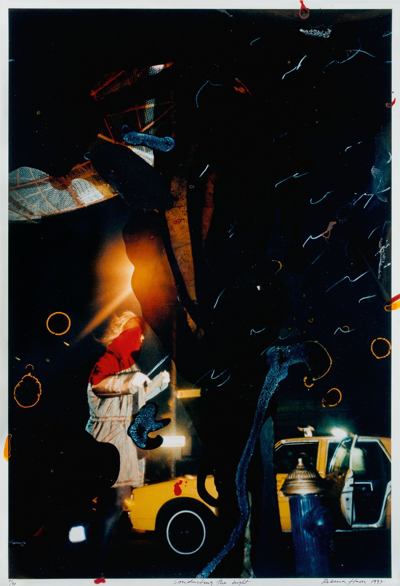 This picture shows the following artwork: Rebecca Horn. „Conducting the Night“. 1997.