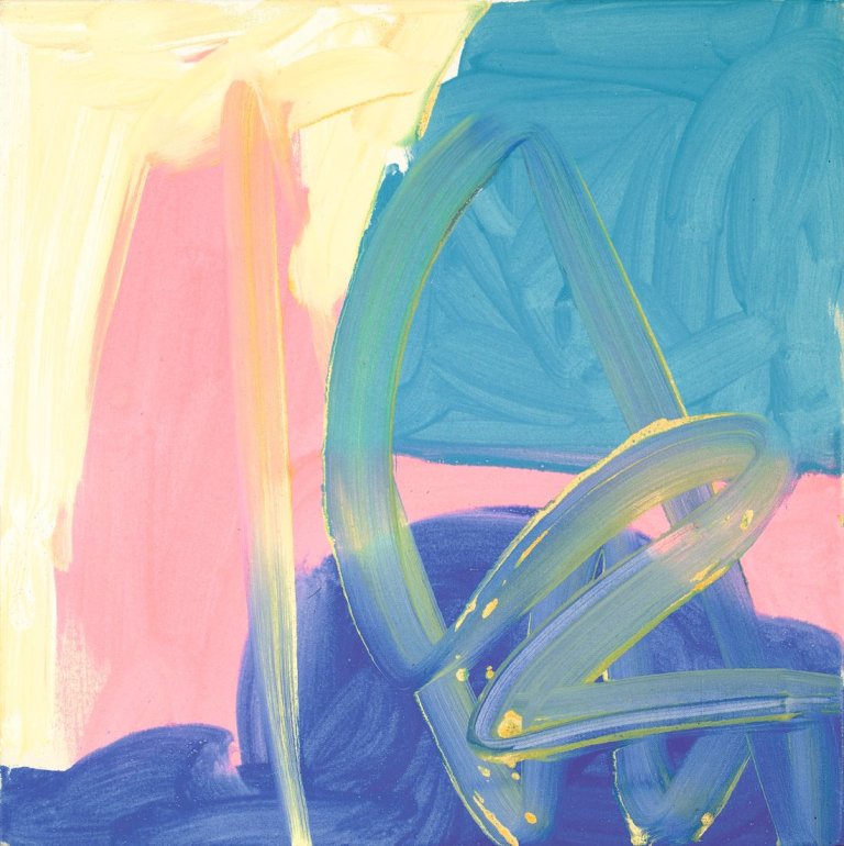 Auf diesem Bild ist das folgende Kunstwerk zu sehen: Michel Majerus. Ohne Titel. 1996.
