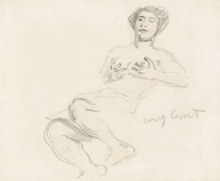 This picture shows the following artwork: Lovis Corinth. Weiblicher Akt.