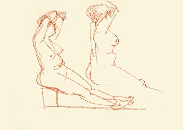 Auf diesem Bild ist das folgende Kunstwerk zu sehen: Gustav Seitz. „Studie zu Marina“. 1963.