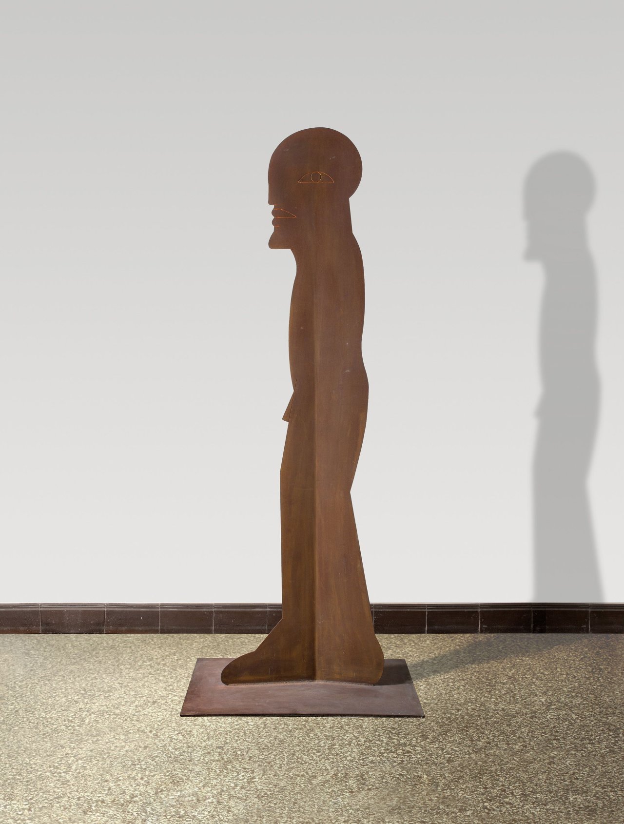 Auf diesem Bild ist das folgende Kunstwerk zu sehen: Horst Antes. Figur 1000. 1987.