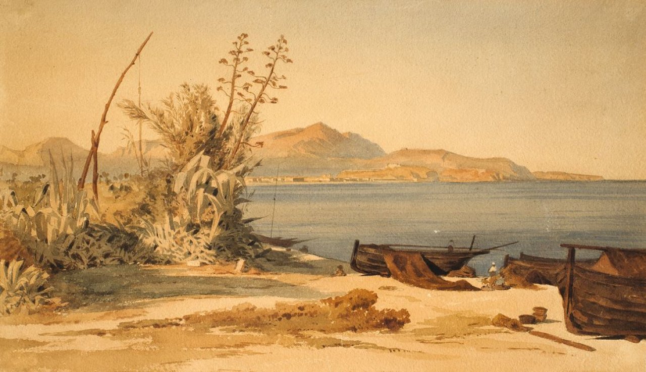 Catalog image of Italienische Küstenlandschaft.