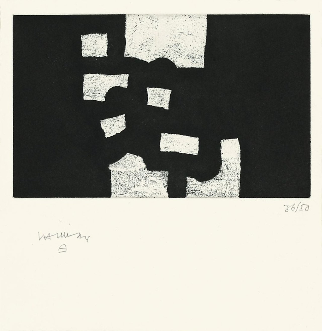 Auf diesem Bild ist das folgende Kunstwerk zu sehen: Eduardo Chillida. „Bultzada“. 1983.