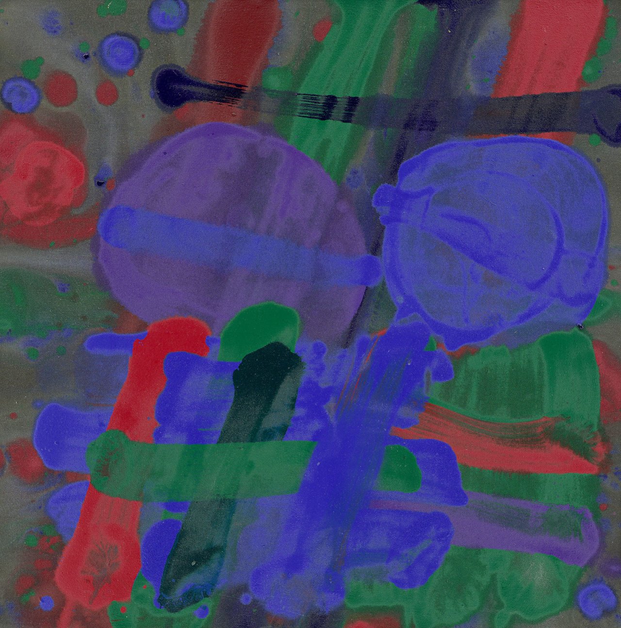 Auf diesem Bild ist das folgende Kunstwerk zu sehen: Albert Irvin. Abbey. 1993.