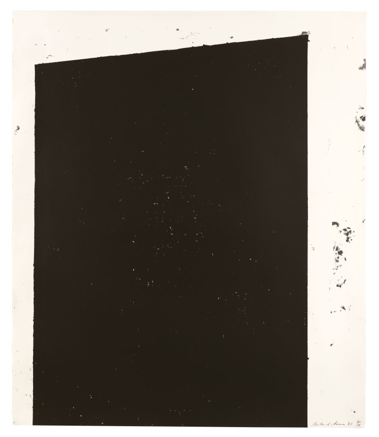 Auf diesem Bild ist das folgende Kunstwerk zu sehen: Richard Serra. „Malcolm X“. 1981.