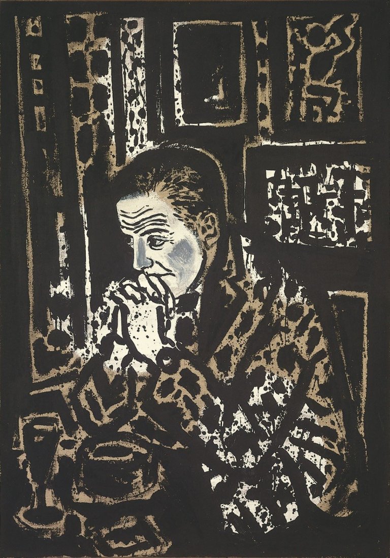 Auf diesem Bild ist das folgende Kunstwerk zu sehen: Helmut Middendorf. „Michael Würthle“. 1991.