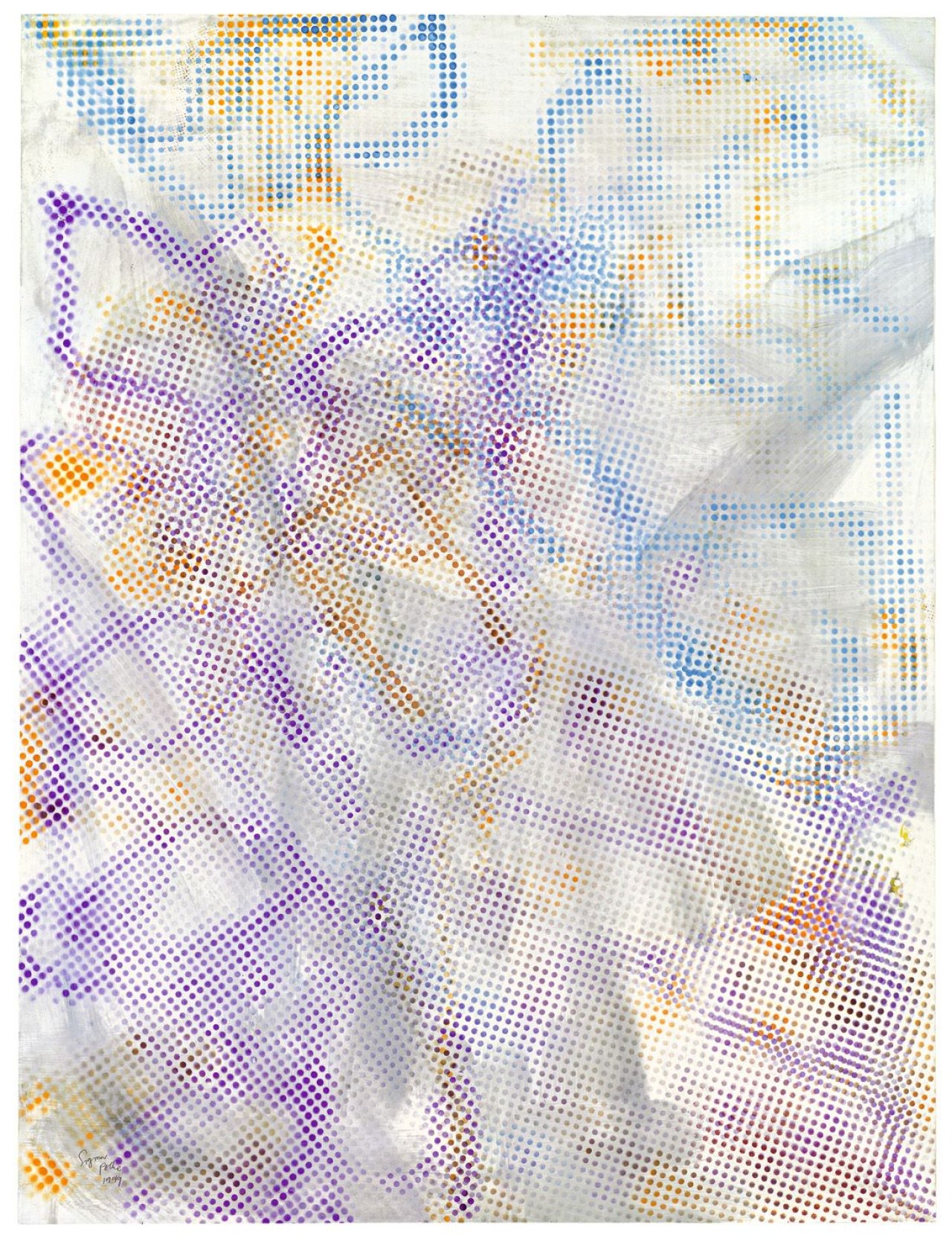 Auf diesem Bild ist das folgende Kunstwerk zu sehen: Sigmar Polke. Ohne Titel. 1999.