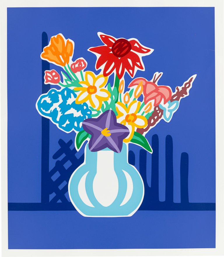 Auf diesem Bild ist das folgende Kunstwerk zu sehen: Tom Wesselmann. „Unicef Bouquet“. 1998.