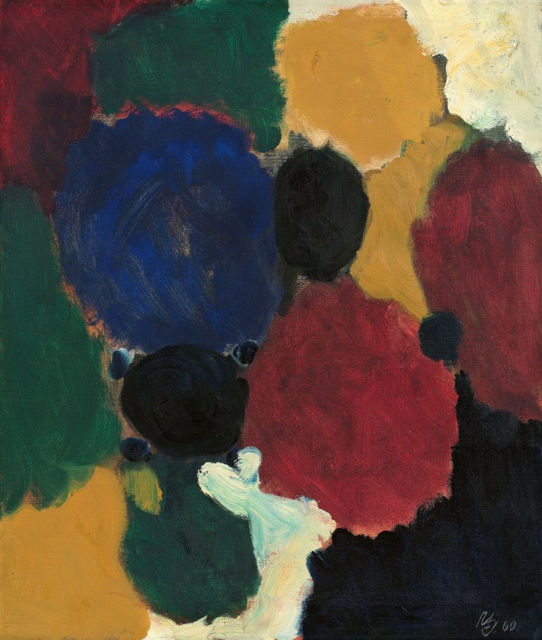 This picture shows the following artwork: Ernst Wilhelm Nay. „Bernstein“. 1960.