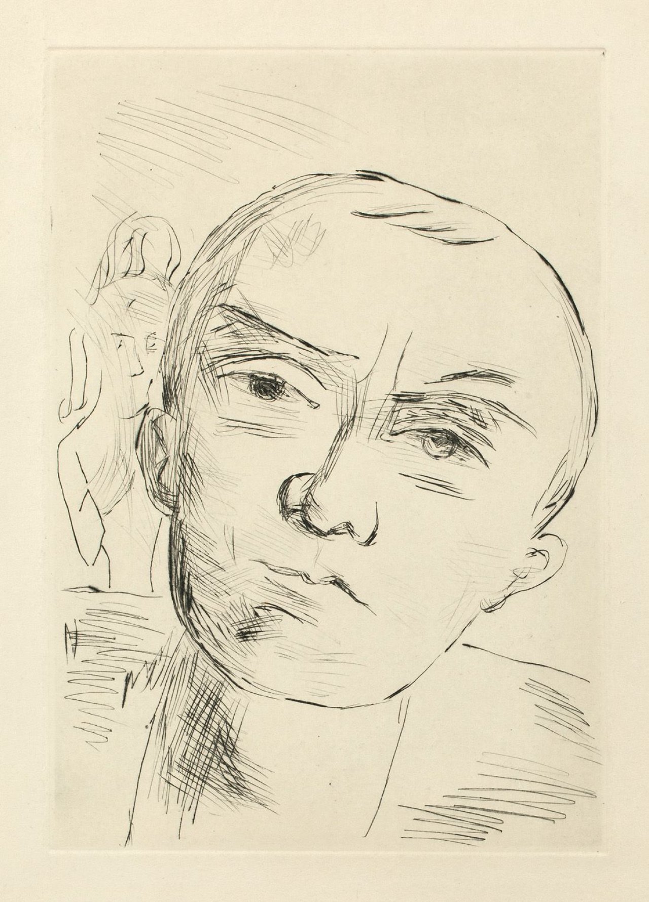 Auf diesem Bild ist das folgende Kunstwerk zu sehen: Max Beckmann. „Selbstbildnis“. 1929/33.
