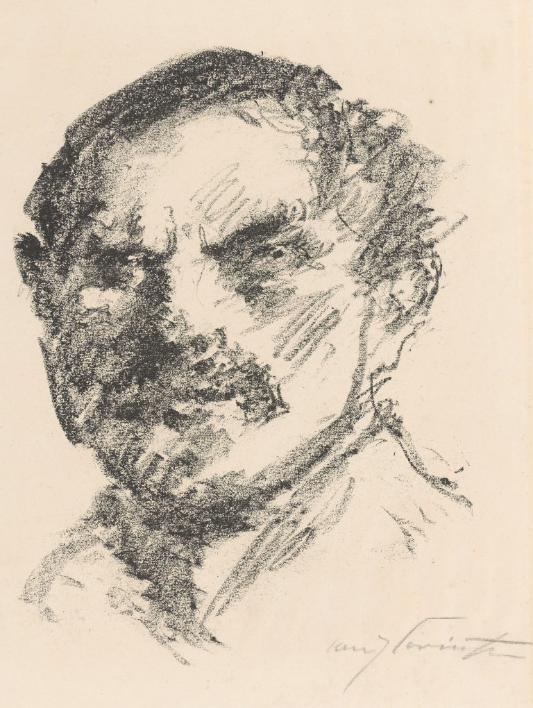 This picture shows the following artwork: Lovis Corinth. „Selbstbildnis“. 1921.