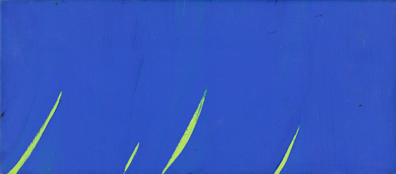 Auf diesem Bild ist das folgende Kunstwerk zu sehen: Katharina Grosse. Ohne Titel. 1994.