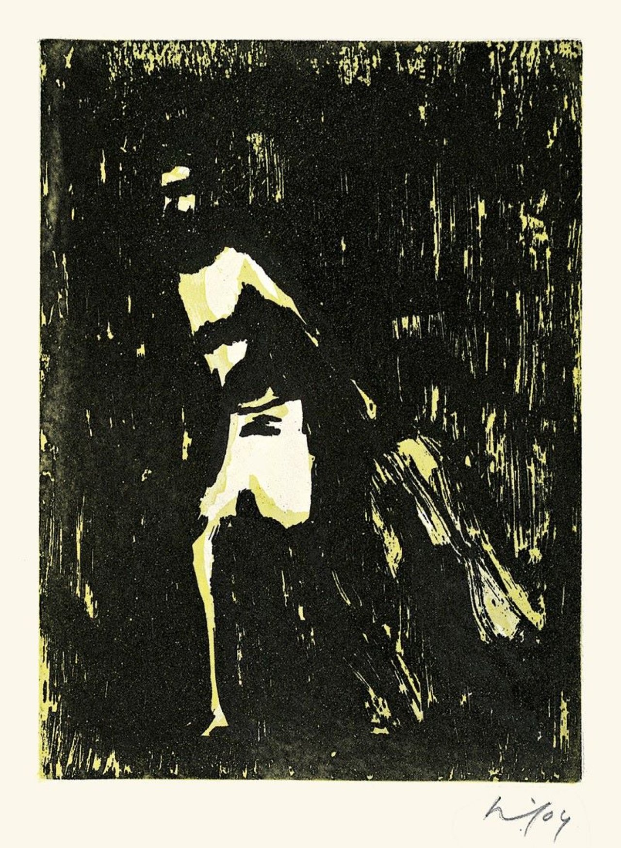 Auf diesem Bild ist das folgende Kunstwerk zu sehen: Peter Doig. „Fisherman“. 2004.