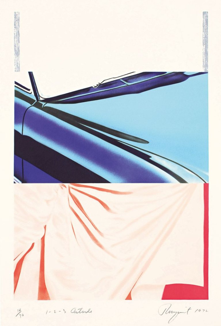 Auf diesem Bild ist das folgende Kunstwerk zu sehen: James Rosenquist. „1-2-3 Outside“. 1972.